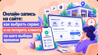 Онлайн-запись на сайте: как выбрать сервис и не потерять клиента на шаге выбора времени
