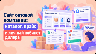 Сайт оптовой компании: каталог, прайс и личный кабинет дилера