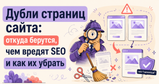 Дубли страниц на сайте: откуда берутся при росте бизнеса и как их не плодить